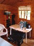 Table and shelves